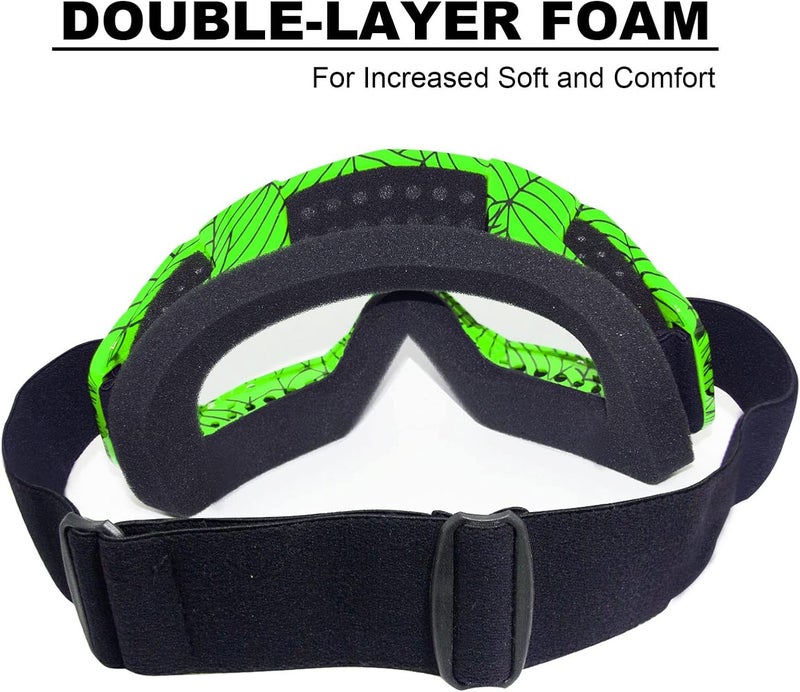 CoPvner Store Dirt Bike Goggles for Motorcycle, ATV, Motocross, Riding, Offroad - Adult, Men, Women, Youth, Kids - Image 4